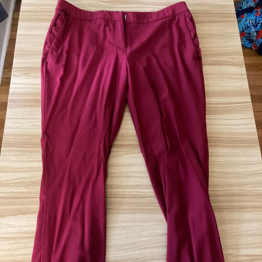 Maroon dress pants